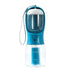 Portable Dog Water Cup 3-in-one featuring water, food container, and waste bag dispenser for pet owners on the go.