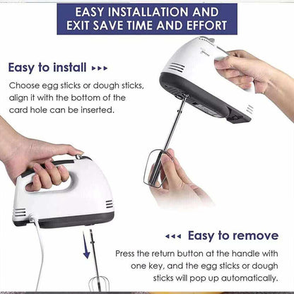 7-Speed Electric Stand Mixer with tilt-head design and multiple attachments for versatile baking tasks