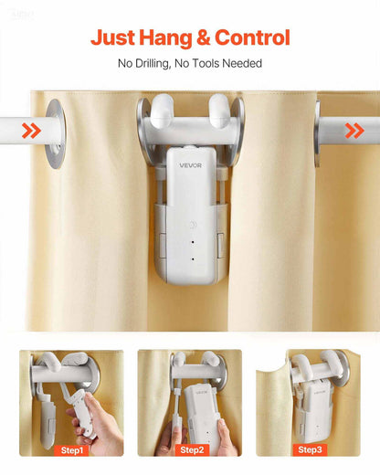 Smart Curtain Opener Alexa Google Home features light sensor, timed opening, and silent mode for convenient automation.