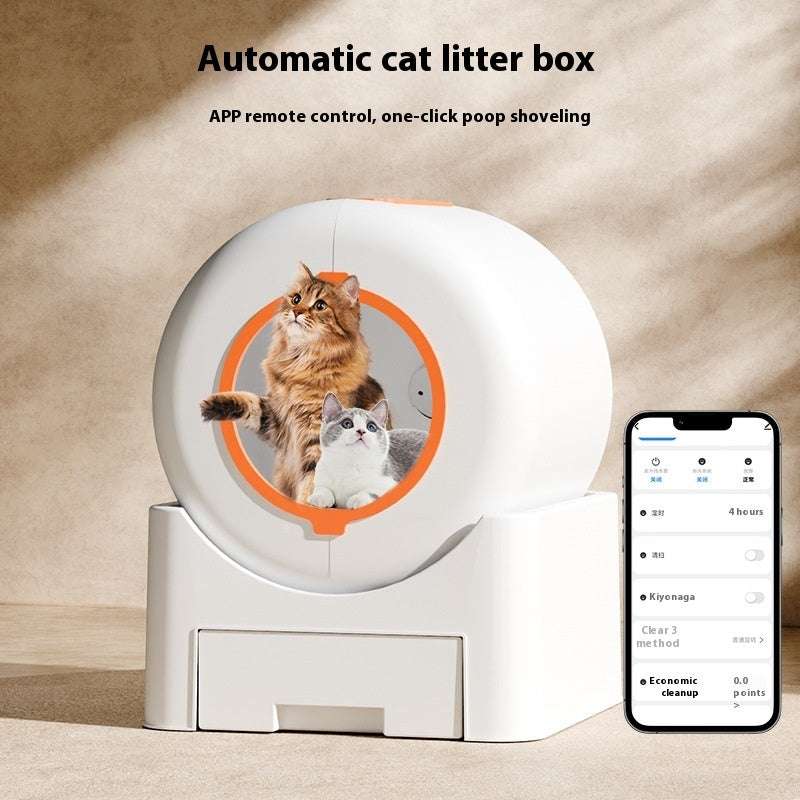 Automatic cat litter tray for easy cleaning