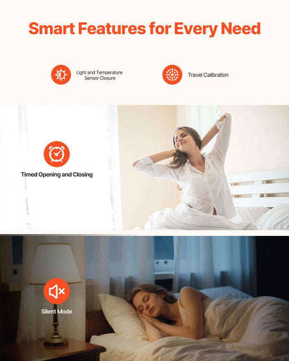 Smart Curtain Opener Alexa Google Home features light sensor, timed opening, and silent mode for convenient automation.